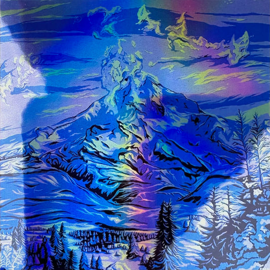 Mt Hood Holographic Sticker
