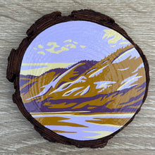 Load image into Gallery viewer, Hand Painted Scenic Wooden Coaster
