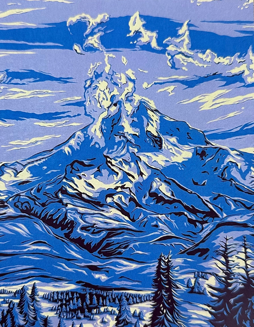 Mt Hood Postcard