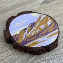 Load image into Gallery viewer, Hand Painted Scenic Wooden Coaster
