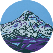 Load image into Gallery viewer, Mt Hood Circle Sticker
