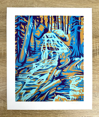 Umbrella Falls Print