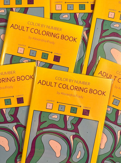 Adult Color By Number - Coloring Book