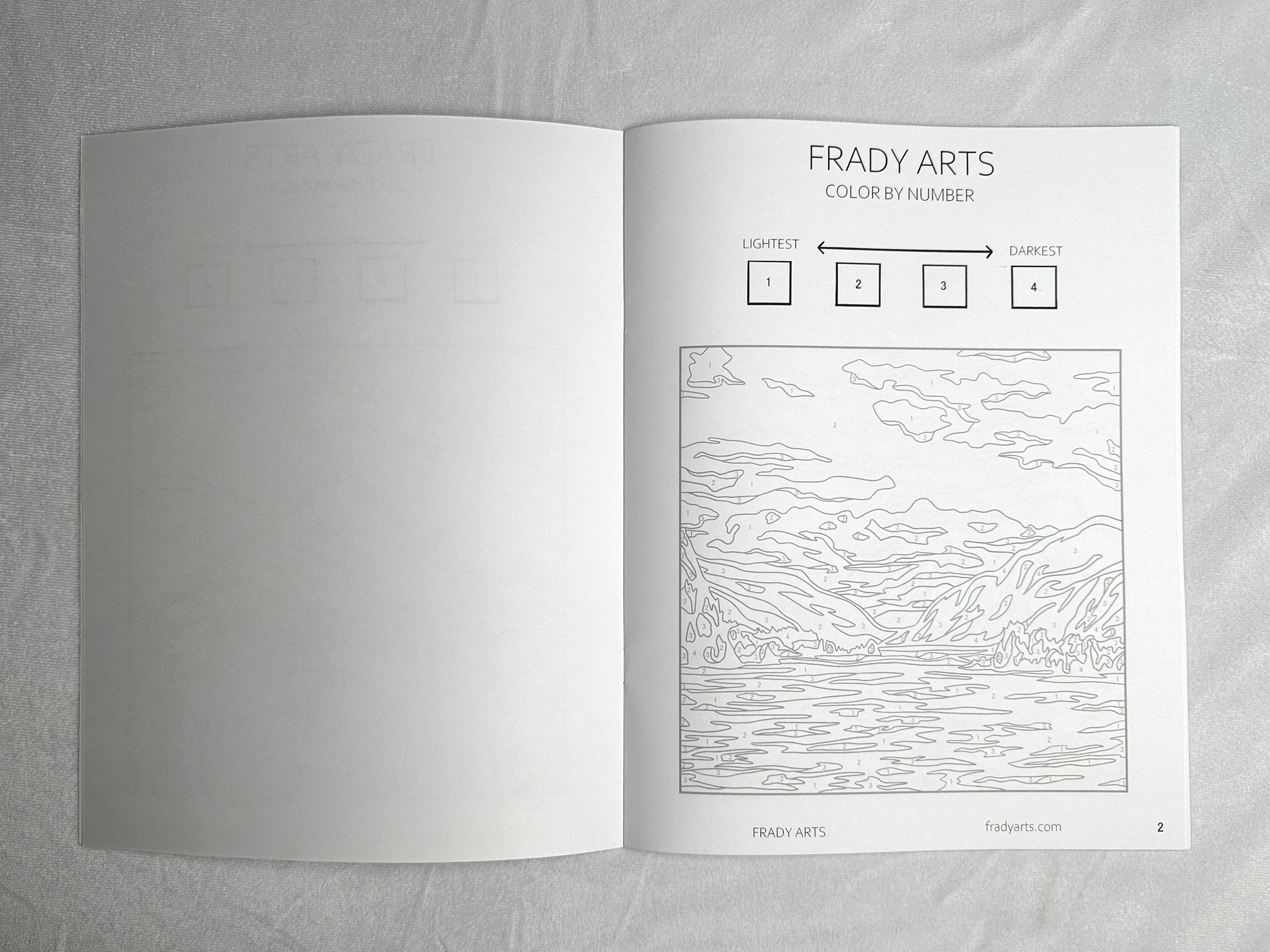 Columbia Gorge Color By Number - Coloring Book – Frady Arts