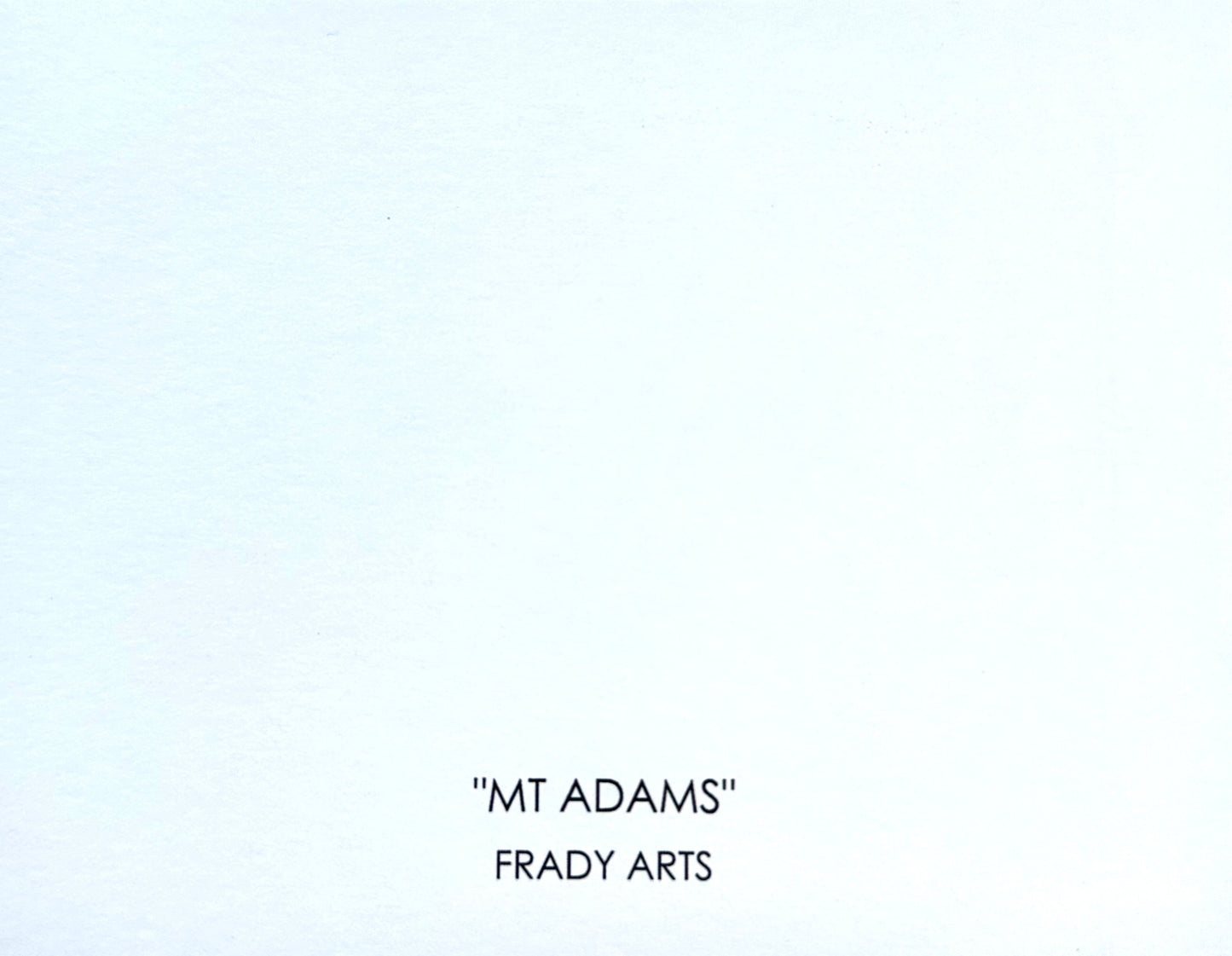 Mt Adams Postcard
